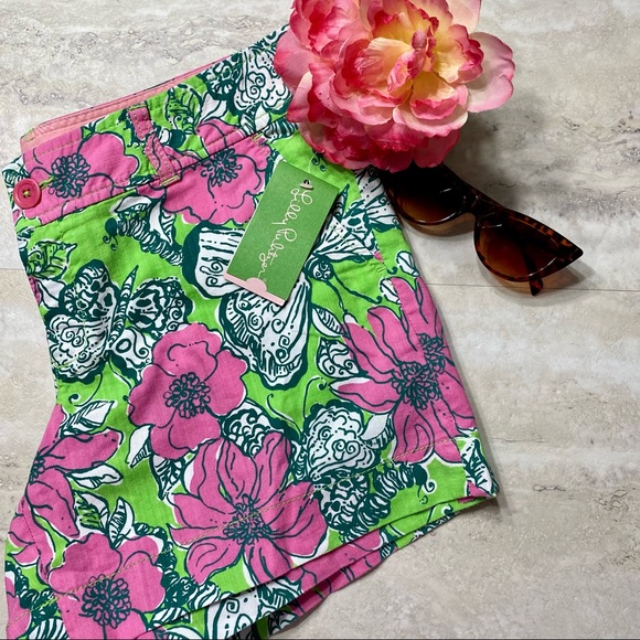 Lilly Pulitzer Pants - Lilly Pulitzer Callahan Shorts Bloomin’ Cocoonin’